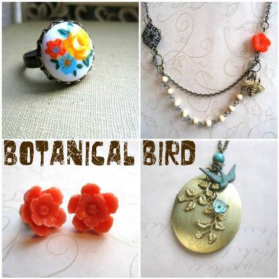 Jewelry Giveaway - 25.00 Gift Certificate at Botanical Bird